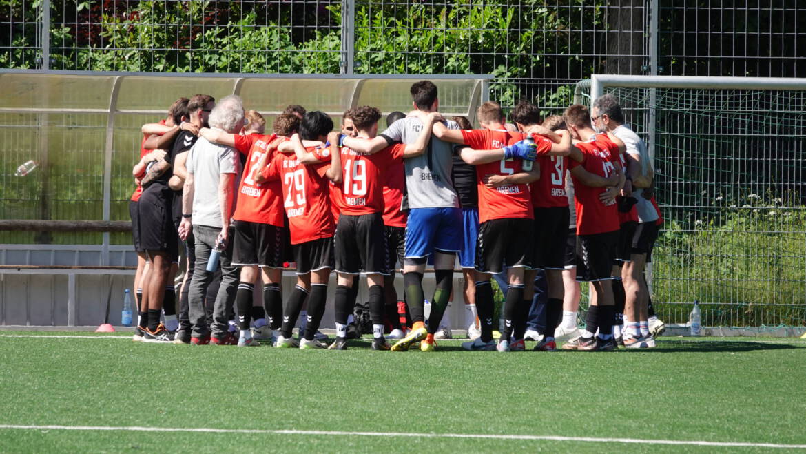 H1 gestoppt– Unioner verlieren letztes Saisonspiel bei der SG Aumund Vegesack mit 2:3 (0:1).